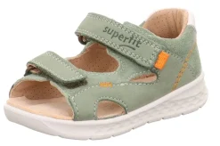superfit LAGOON Sandale mit Klettverschluss hellgrün/orange S13  1-000510-7500