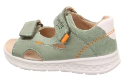 superfit LAGOON Sandale mit Klettverschluss hellgrün/orange S13  1-000510-7500