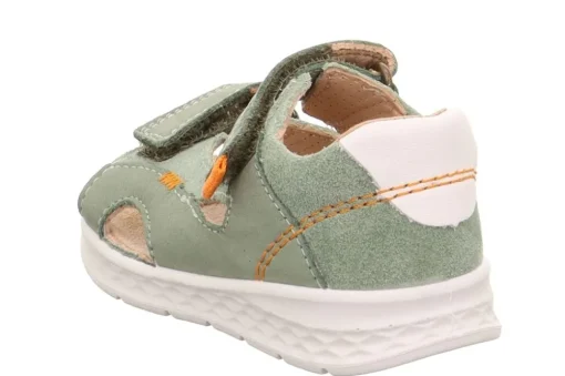 superfit LAGOON Sandale mit Klettverschluss hellgrün/orange S13  1-000510-7500