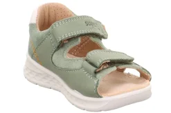 superfit LAGOON Sandale mit Klettverschluss hellgrün/orange S13  1-000510-7500