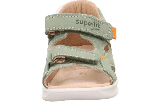 superfit LAGOON Sandale mit Klettverschluss hellgrün/orange S13  1-000510-7500