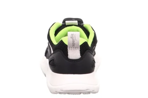 superfit RUSH SCHWARZ/WEISS Kinder Halbschuh Sneaker 1-000210-0000