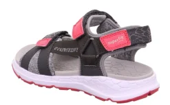 superfit Sandale CRISS CROSS grau pink Trekking 1-000580-2000