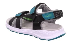 superfit Sandale CRISS CROSS schwarz grün 1-000580-0000