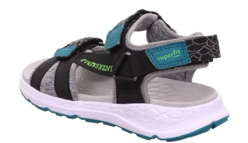 superfit Sandale CRISS CROSS schwarz grün 1-000580-0000