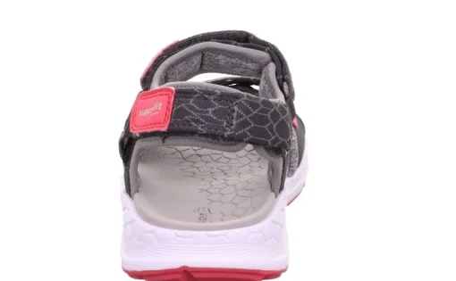 superfit Sandale CRISS CROSS grau pink Trekking 1-000580-2000