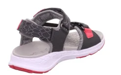 superfit Sandale CRISS CROSS grau pink Trekking 1-000580-2000
