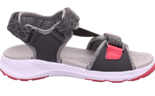 superfit Sandale CRISS CROSS grau pink Trekking 1-000580-2000