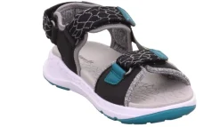 superfit Sandale CRISS CROSS schwarz grün 1-000580-0000