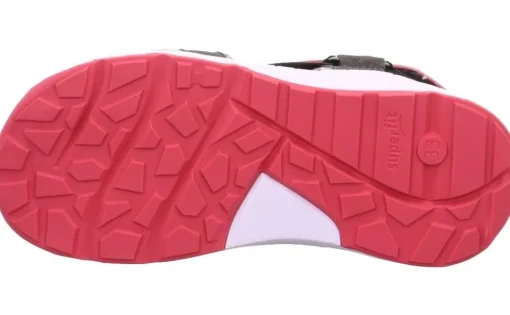 superfit Sandale CRISS CROSS grau pink Trekking 1-000580-2000