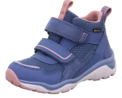 superfit SPORT5 Sneaker wasserdich GoreTex Lauflerner Blau Pink1-000246-8050