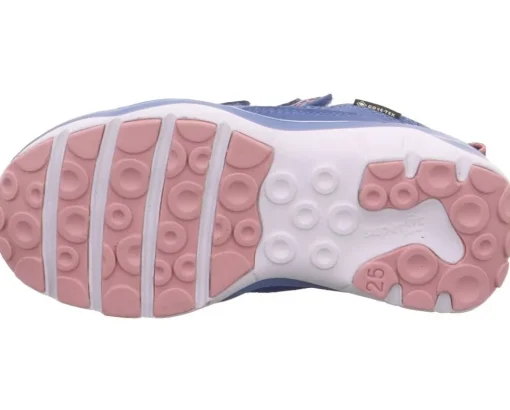 superfit SPORT5 Sneaker wasserdich GoreTex Lauflerner Blau Pink1-000246-8050