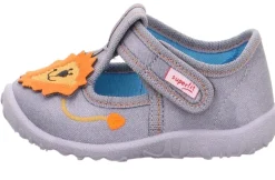 SUPERFIT SPOTTY Kinder Hausschuh grau 1-009256-2000