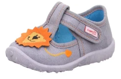 SUPERFIT SPOTTY Kinder Hausschuh grau 1-009256-2000