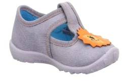 SUPERFIT SPOTTY Kinder Hausschuh grau 1-009256-2000