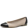 Tamaris Ballerina nude combi S14  1-22124-42