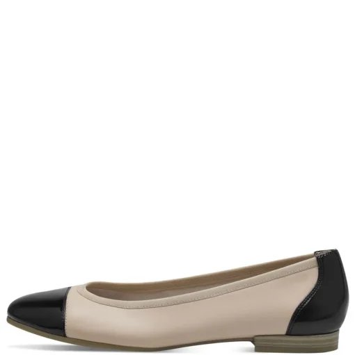 Tamaris Ballerina nude combi S14  1-22124-42
