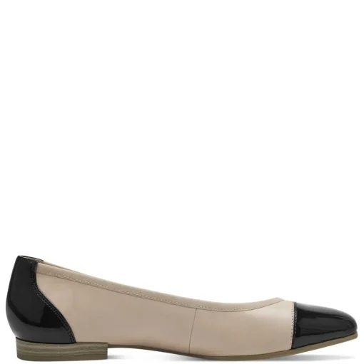 Tamaris Ballerina nude combi S14  1-22124-42