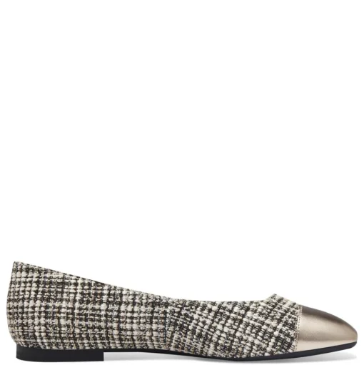 Tamaris Ballerina schwarz Materialmix S14 1-22194-42