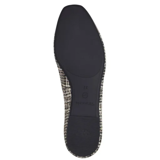 Tamaris Ballerina schwarz Materialmix S14 1-22194-42