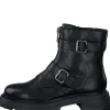 Tamaris Boots Stiefeletten Leder Zierschnallen schwarz S23 1-25320-41