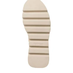 Tamaris Damen Schnürboots DUOtex- Membran Warmfutter Wechselfußbett beige S23 1-26284-41