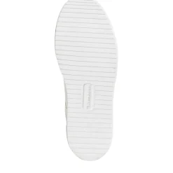 Tamaris Damen Sneaker Leder- Mix Wechselfußbett grün, pink S14 1-23617-42
