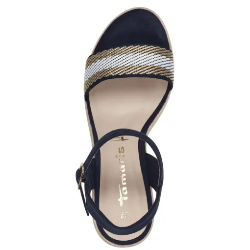 Tamaris Keilsandalette navy S14 1-28329-42