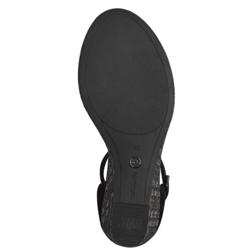 Tamaris Keilsandalette schwarz S14 1-28331-42
