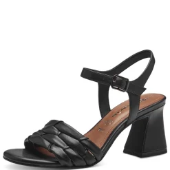 Tamaris Ledersandalette schwarz S14 1-28005-42