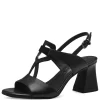 Tamaris Ledersandalette schwarz  S14 1-28379-42