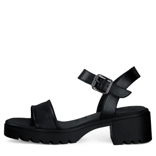Tamaris Ledersandalette schwarz S14 1-28025-42