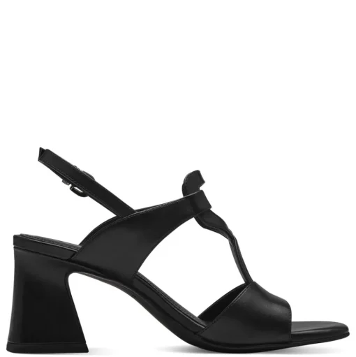 Tamaris Ledersandalette schwarz  S14 1-28379-42