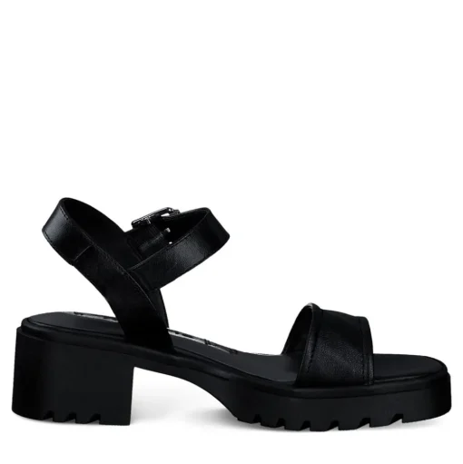 Tamaris Ledersandalette schwarz S14 1-28025-42