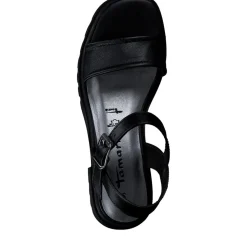 Tamaris Ledersandalette schwarz S14 1-28025-42