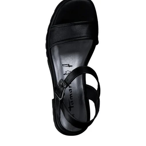 Tamaris Ledersandalette schwarz S14 1-28025-42