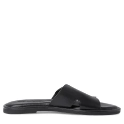 Tamaris Pantolette Leder TOUCHit Fußbett schwarz S12  1-1-27135-28