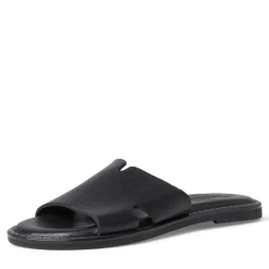 Tamaris Pantolette Leder TOUCHit Fußbett schwarz S12  1-1-27135-28