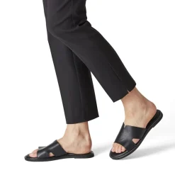 Tamaris Pantolette Leder TOUCHit Fußbett schwarz S12  1-1-27135-28