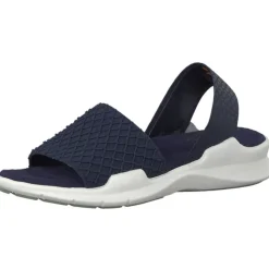 Tamaris Pantolette Textil blau 1-1-27202-20