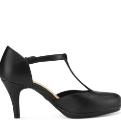 Tamaris Pumps black matt, pearl S13  1-1-24463-20