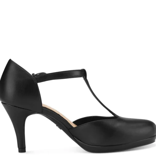 Tamaris Pumps black matt, pearl S13  1-1-24463-20