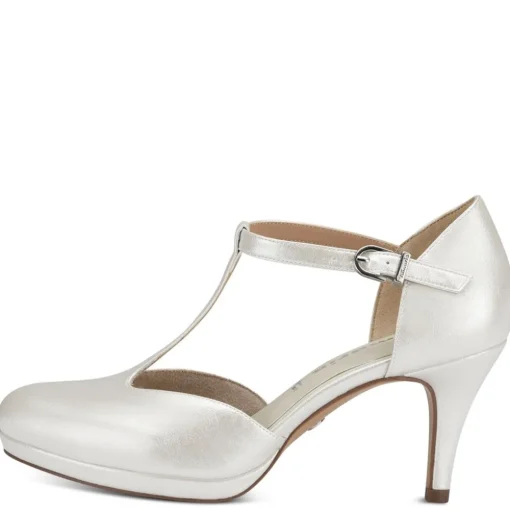 Tamaris Pumps black matt, pearl S13  1-1-24463-20
