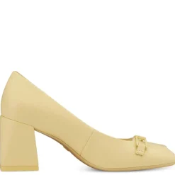 Tamaris Pumps karrèe Logo- Spange TOUCHit- Fußbett  gelb, schwarz S13 1-1-22416-20