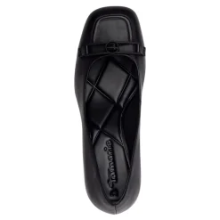 Tamaris Pumps karrèe Logo- Spange TOUCHit- Fußbett  gelb, schwarz S13 1-1-22416-20