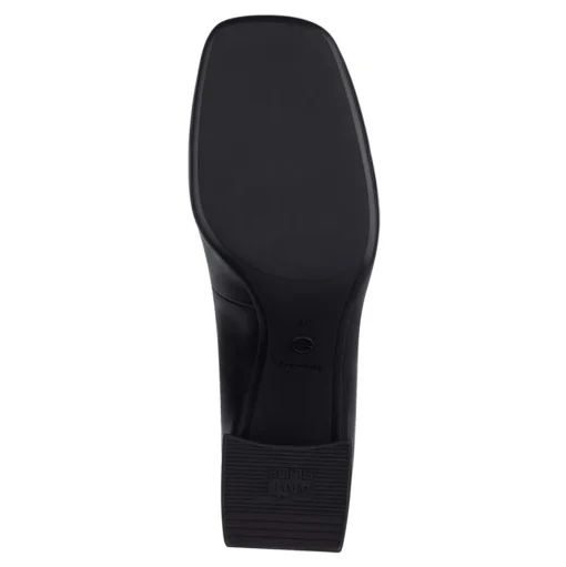 Tamaris Pumps karrèe Logo- Spange TOUCHit- Fußbett  gelb, schwarz S13 1-1-22416-20