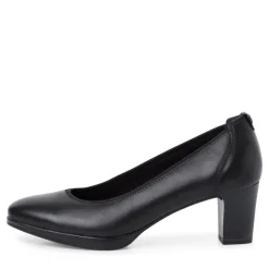 Tamaris Pumps klassisch Leder TOUCHit- Fußbett schwarz S14 1-22446-41