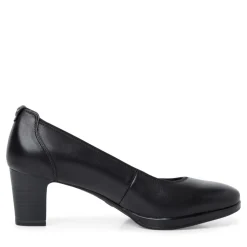Tamaris Pumps klassisch Leder TOUCHit- Fußbett schwarz S14 1-22446-41