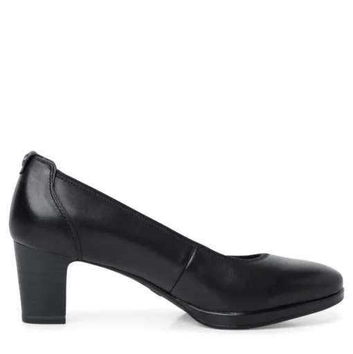 Tamaris Pumps klassisch Leder TOUCHit- Fußbett schwarz S14 1-22446-41