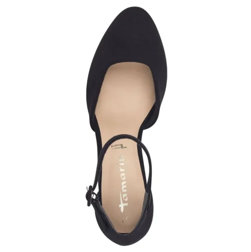 Tamaris Pumps Riemchenpumps TOUCHit- Fußbett  schwarz S13 1-1-24412-20